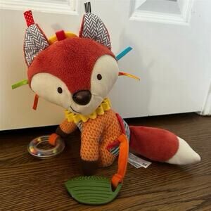 Skip Hop Bandana Buddies Stroller Toy - Fox